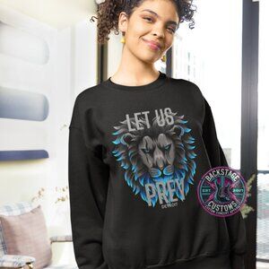 🦁 Detroit Lions Let Us Prey Crewneck Sweatshirt